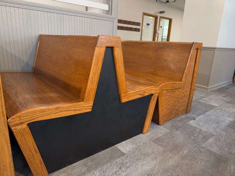 Wooden Dining Booths