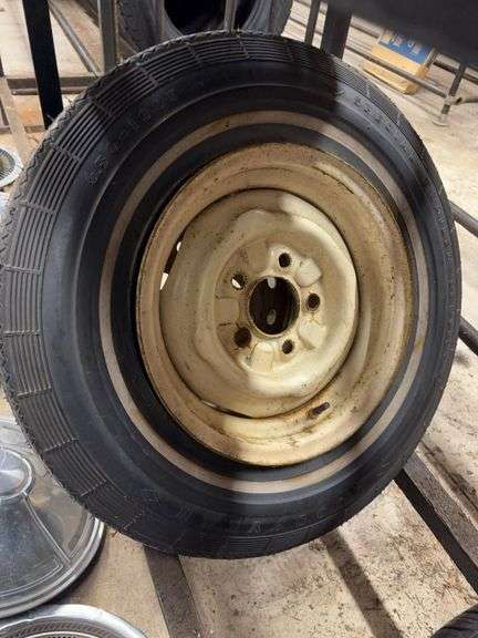 (4) miscellaneous tires like new with rims - see photos