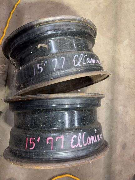 (2) 15” wheels rims -see photos