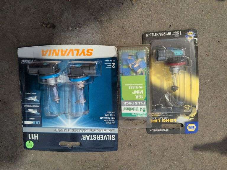 Miscellaneous oil filters, lights, impact wrench, and more