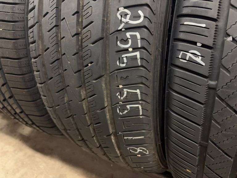 (4) miscellaneous tires like new - see photos