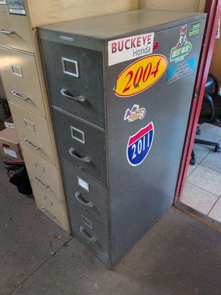 Peerless metal filing cabinet - 15" x 28" x 52"