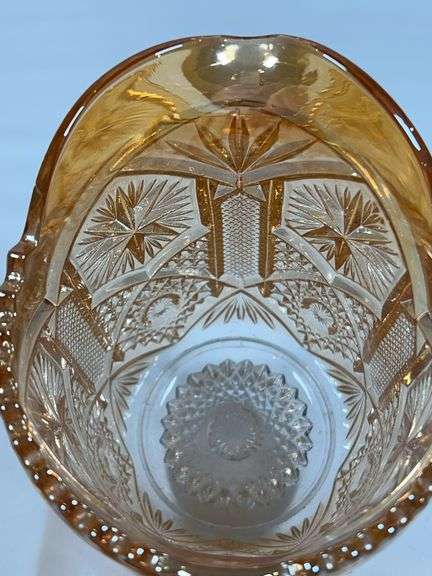 Imperial Marigold Carnival Glass creamer