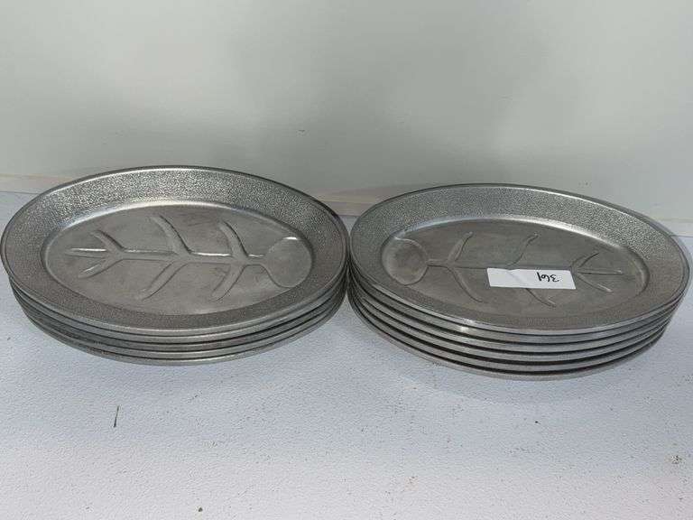 (11) SET OF GUARDIAN SNACK PLATES