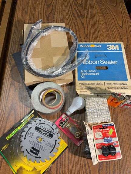 Ribbon sealer, light bulbs, oils, and more