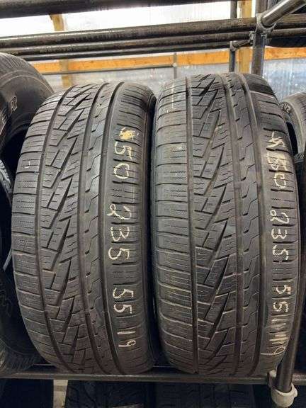 (2) tires like new - 235/55/19