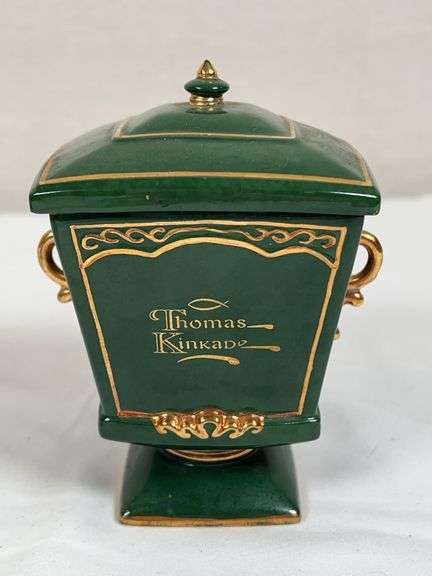 ITALIAN ANGEL MUSIC BOX AND THOMAS KINCAID BOX