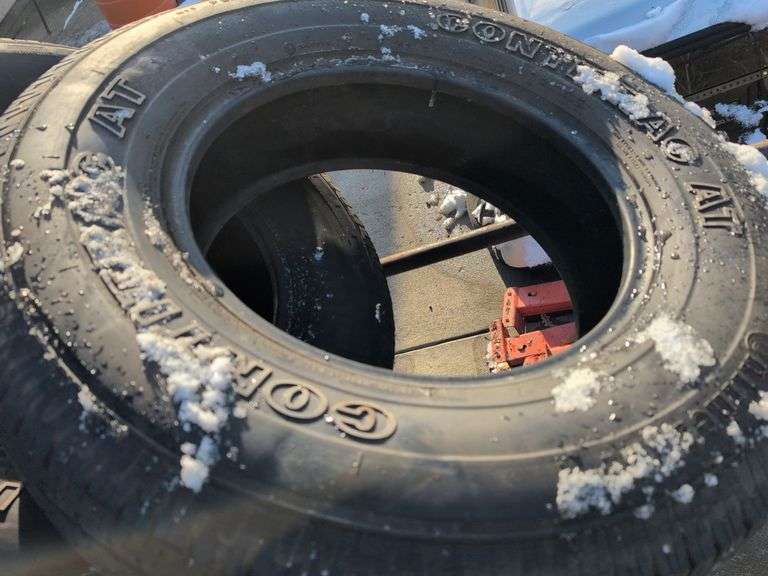 (2) tires in good condition - 255/75/17 and 255/70/18