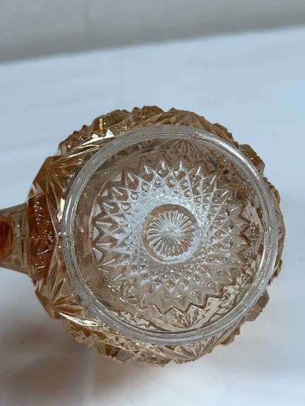 Imperial Marigold Carnival Glass creamer