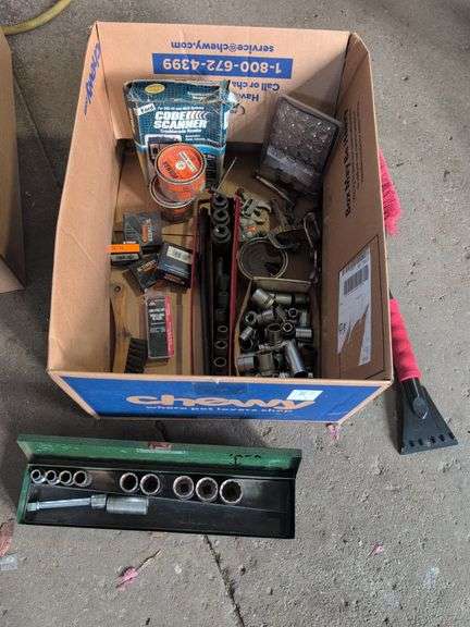 Assortment of sockets and tools - see photos