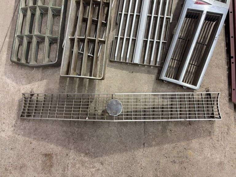 Miscellaneous grill covers, other vehicle parts and emblems