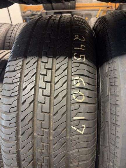 (4) tires like new - 245/60/17, (2) 245/70/17, and 225/60/17