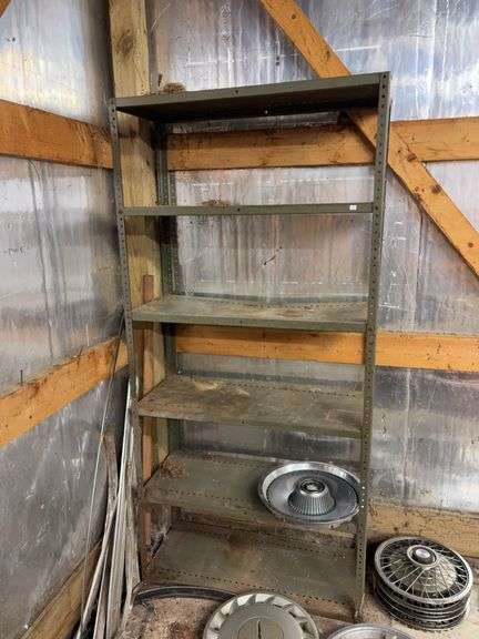 Metal shelving - 36" x 14.5" x 75"