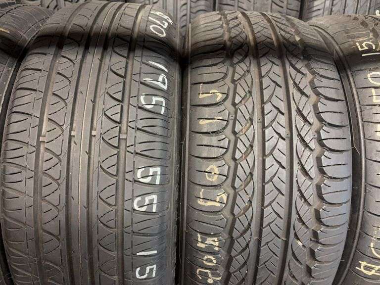 (2) sets of matching 15" tires like new - see photos