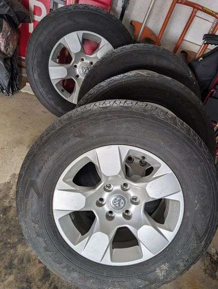(4) Goodyear Wrangler Fortitude Tires - Comes off a 2021 Dodge Ram 1500