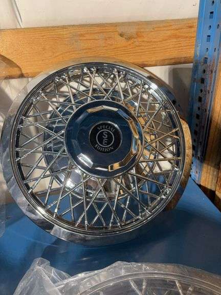 (4) matching Special edition 13” wire wheel covers