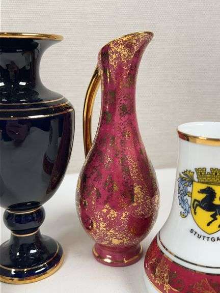 ASSORRTED GERMAN VASES