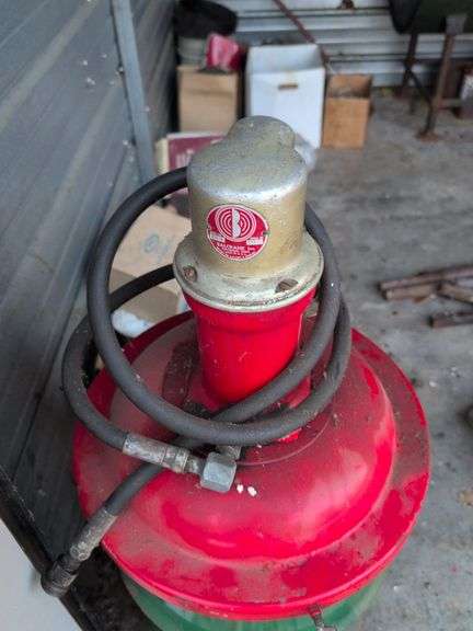 Balcrank industrial pump on container