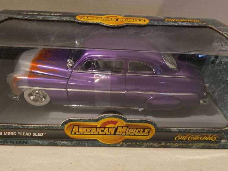 ERTL 1949 MERCURY LEAD SLED MUSCLE CAR 1:18 SCALE IN BOX