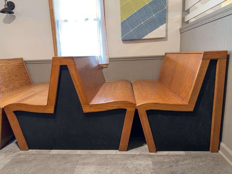 Wooden Dining Booths