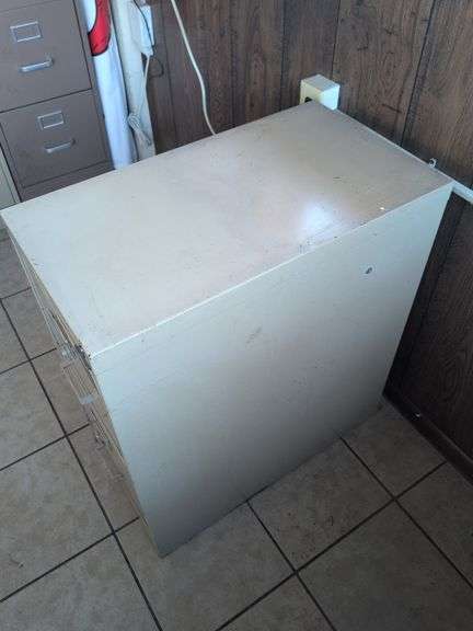 Small metal filing cabinet - 15” x 27” x 29”