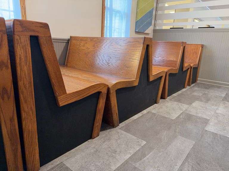 Wooden Dining Booths
