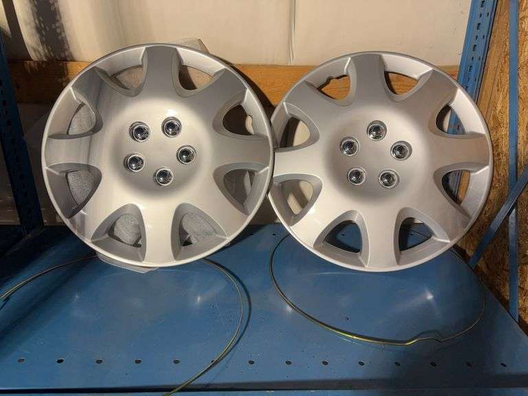 (2) piece Autocraft 16” wheel covers in box