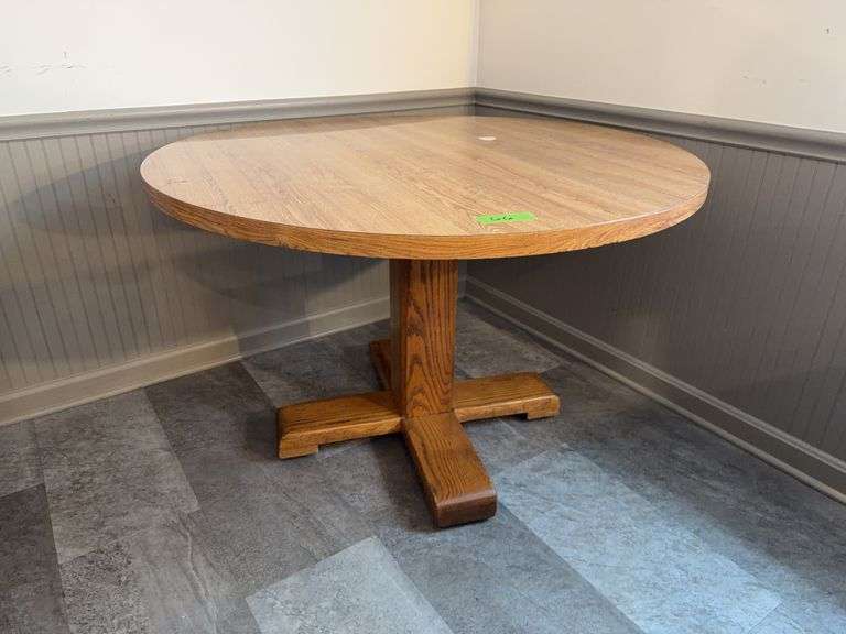 Round Wooden Dining Table