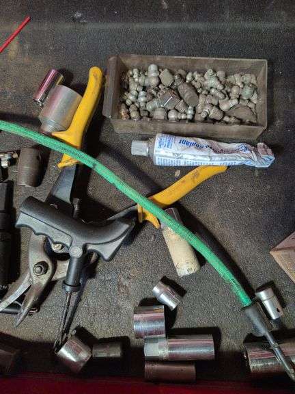 Various sockets, washers, and more