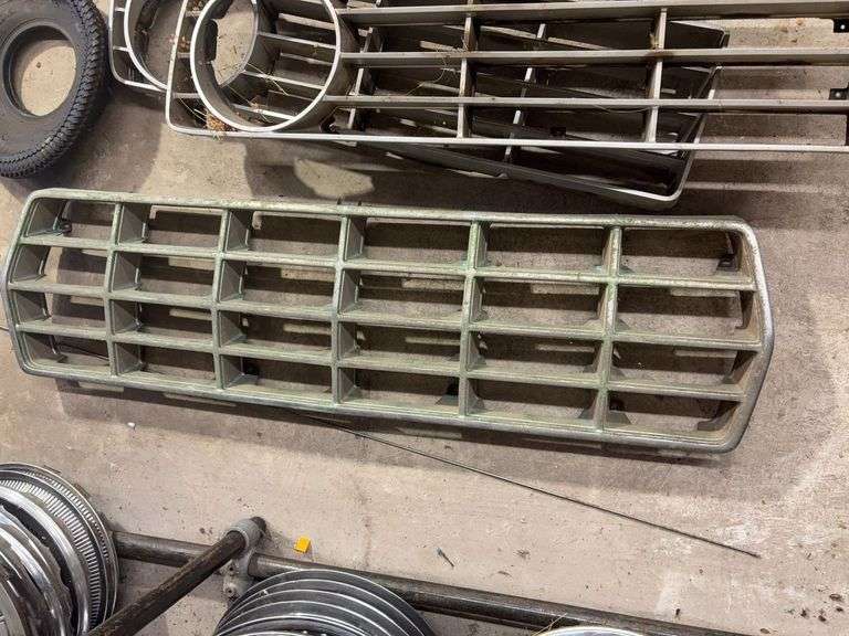 Miscellaneous grill covers, other vehicle parts and emblems