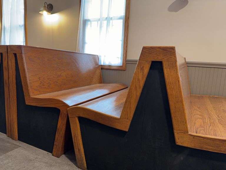 Wooden Dining Booths