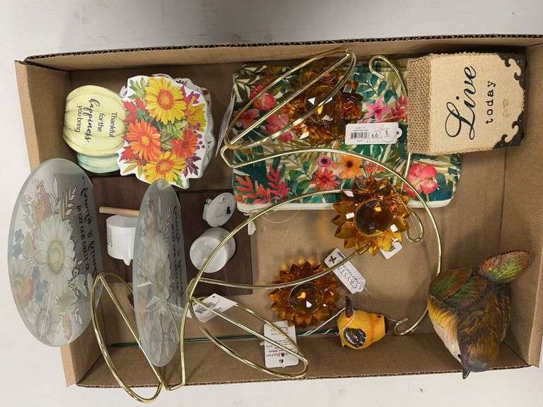 SUNFLOWER & BIRD DECOR - ALL NWT
