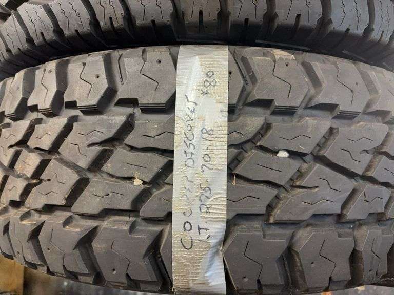 (2) tires like new - 275/70/18 and 285/75/18