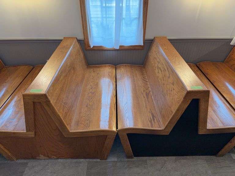 Wooden Dining Booths