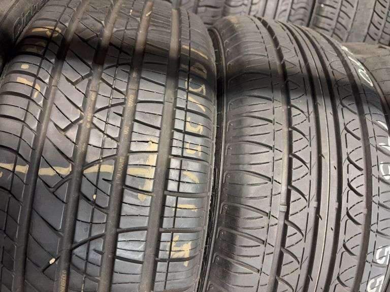 (2) sets of matching 15" tires like new - see photos