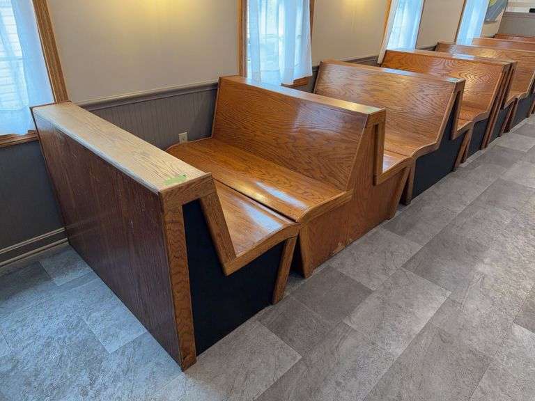 Wooden Dining Booths