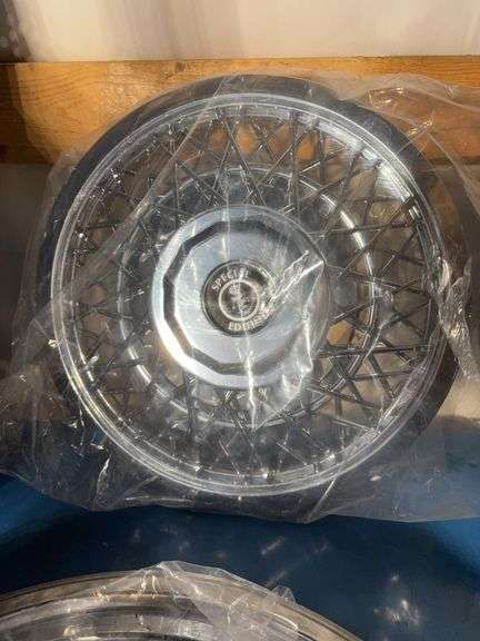 (4) matching Special edition 13” wire wheel covers