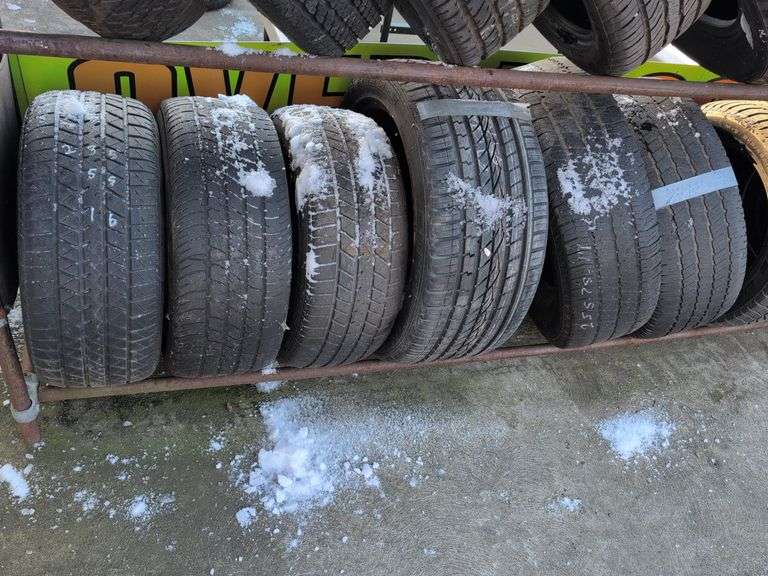 (6) miscellaneous tires in good condition - see photos