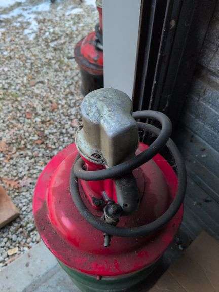 Balcrank industrial pump on container