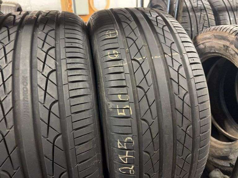 (2) tires like new - 245/50/16