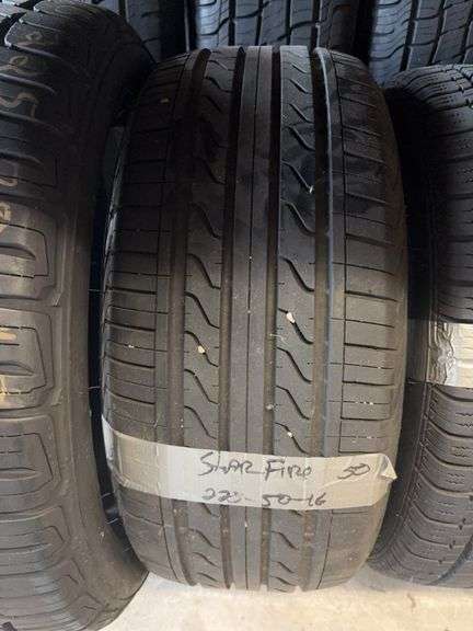 (3) tires like new - (2) 225/50/16 and 225/70/17