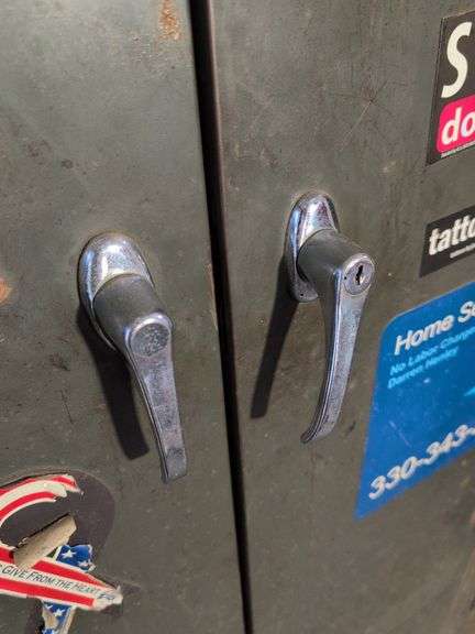 Metal storage cabinet - 3’ x 18” x 78” tall