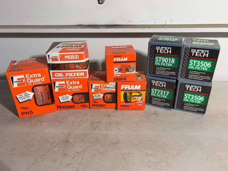 (10) Oil filters -Fram and Super tech
