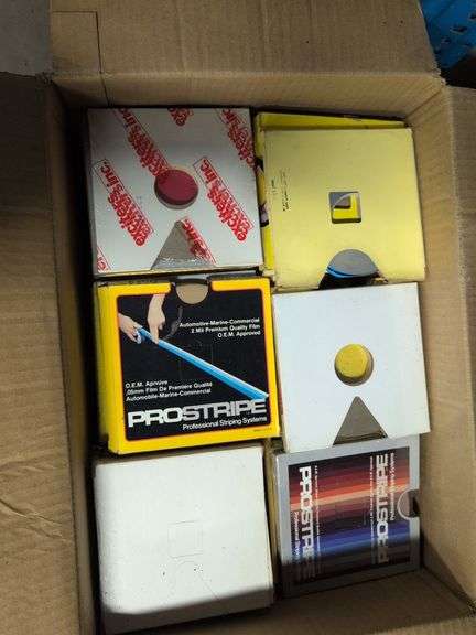 Box of striping tape