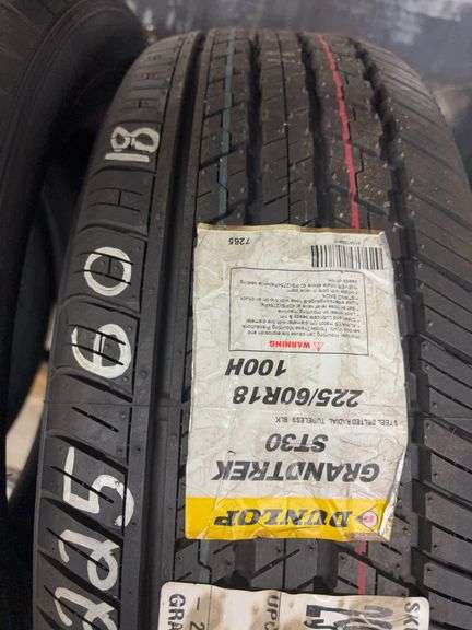(2) tires like new - 225/60/18