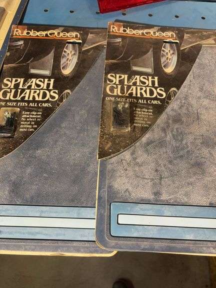 Rubber Queen and Rally splash guards, Stepshield door still protector, and Chevy tailight