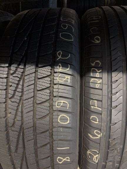 (2) tires like new - 225/60/18