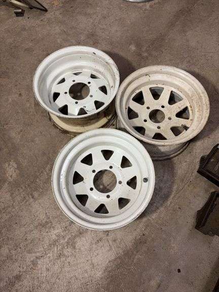 (3) 15" wheel rims - see photos