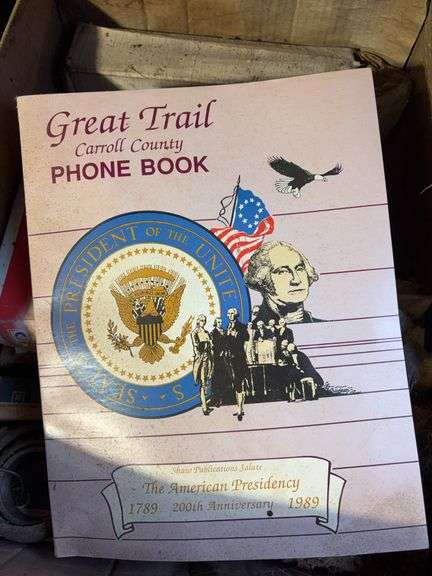 (2) shelves of vehicle-related items - sparkplugs, signs, and more