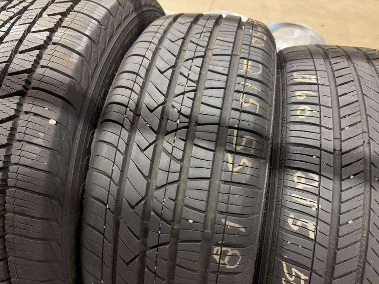 (3) tires like new - 215/55/18